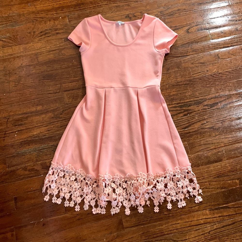 Charlotte Russe light pink dress women’s medium